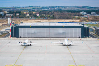 Hangar H4  na lotnisku w Pyrzowicach (Katowice Airport)