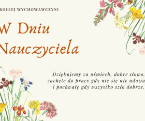 Kartka z życzeniami z okazji Dnia Nauczyciela - wzór 5