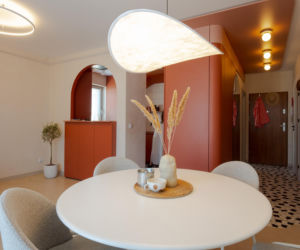 Nail Polish Inspired Interior: Hybryda mieszkania i studia fotograficznego na 63 metrach