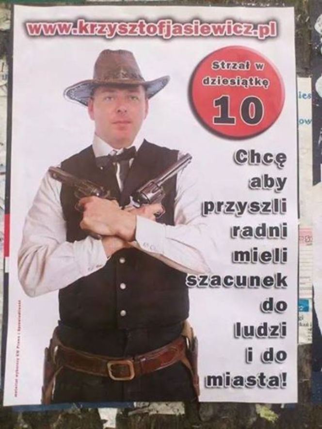 Śmieszne plakaty wyborcze