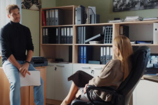 M jak miłość odc. 1932, Marcin (Mikołaj Roznerski), Elżbieta Domańska (Katarzyna Dąbrowska)