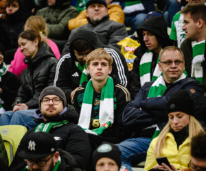 Lechia Gdańsk - Raków Częstochowa; Zdjęcia kibiców z meczu 30. kolejki PKO BP Ekstraklasy