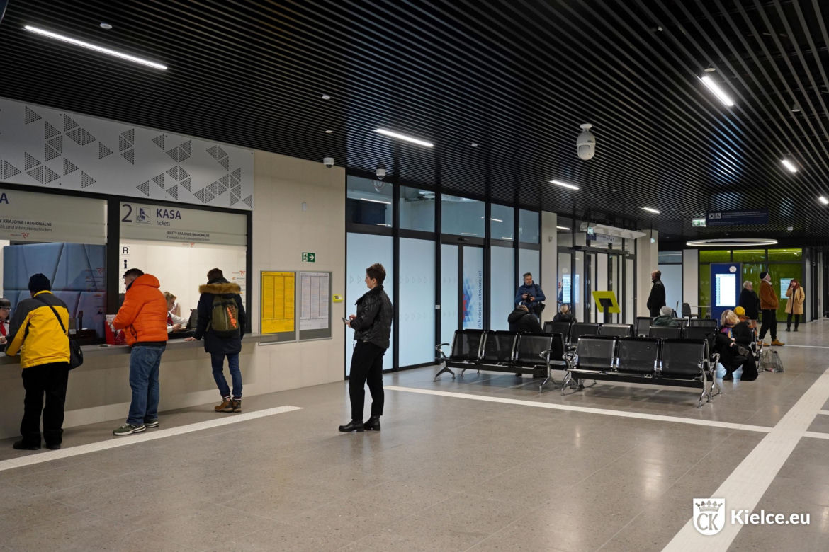 Zmodernizowany dworzec PKP Kielce Główne