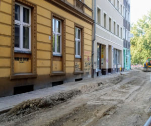 Przebudowa ul. Staromiejskiej - październik 2020