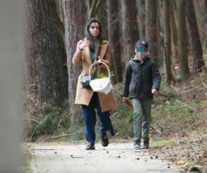 Marta Kaczyńska ze święconką