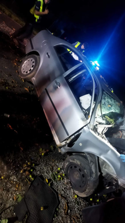 Koszmarny wypadek pod Płockiem! 30-latek zakleszczony w skodzie po uderzeniu w drzewo [ZDJĘCIA]