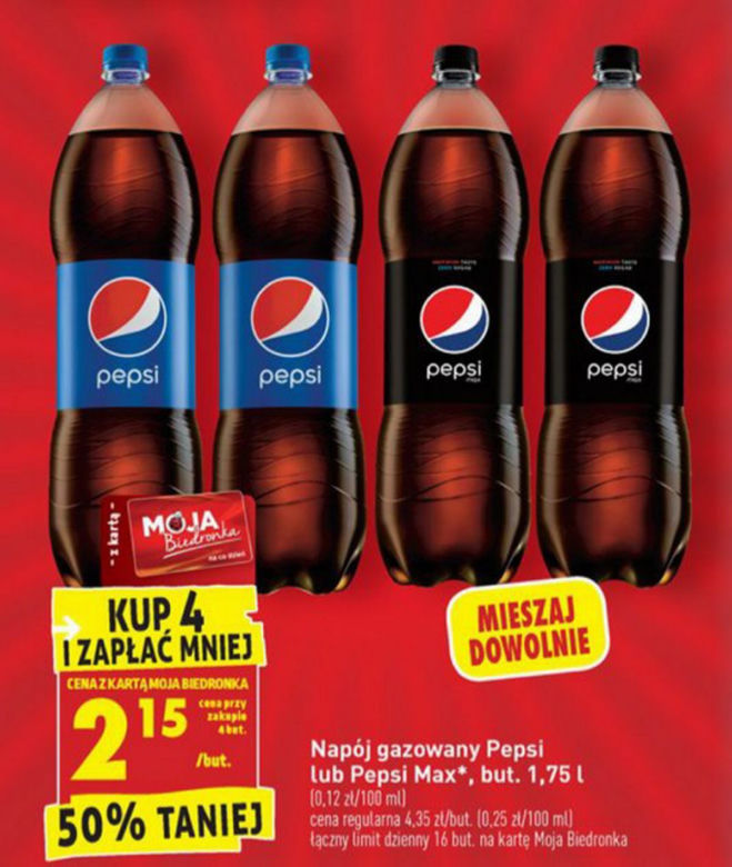 Coca - cola 2,15 zł