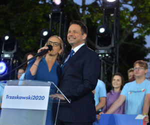 Wybory 2020. Wieczór wyborczy Rafała Trzaskowskiego