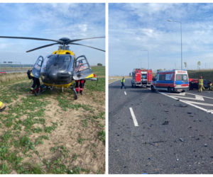 Śmiertelny wypadek pod Olsztynkiem na S 51. Jeden z kierowców zginął na miejscu [ZDJĘCIA]