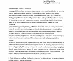 Koronawirus. Trzaskowski potwierdził dostawę 14 respiratorów z Berlina. Trafiły do Szpitala Bielańskiego