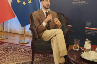 Grzegorz Piątek w Konsulacie Generalnym RP w Nowym Jorku