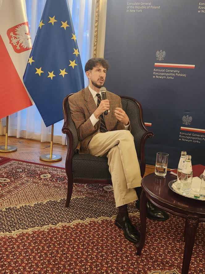 Grzegorz Piątek w Konsulacie Generalnym RP w Nowym Jorku