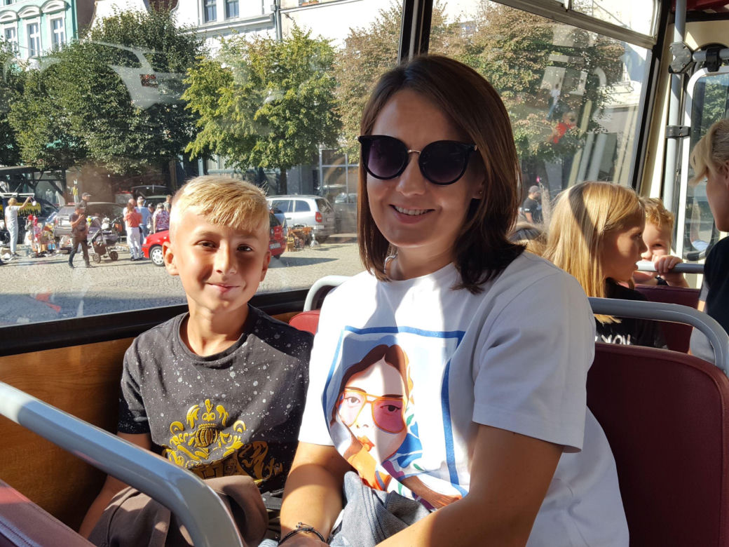 Autosan MZK w Lesznie kursował na Drzwi Otwarte Schroniska dla Bezdomnych Zwierząt w Henrykowie 