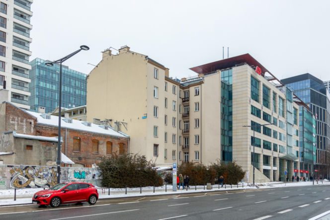 Rejon ulicy Prostej 70 w Warszawie