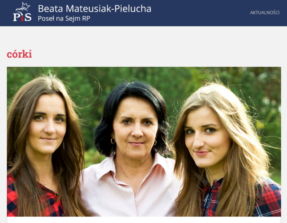 Kasia Pieluszka to córka posłanki PiS Beaty Matusiak-Pieluchy 