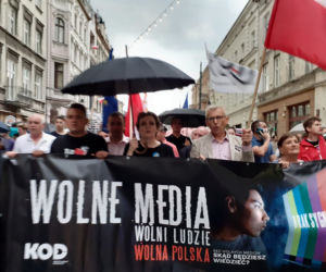 Lex TVN - Protest w Łodzi