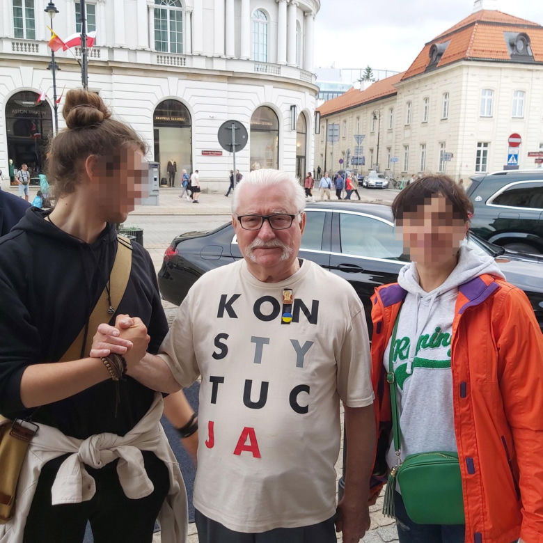Lech Wałęsa pokazał kulisy manifestacji z 4.06