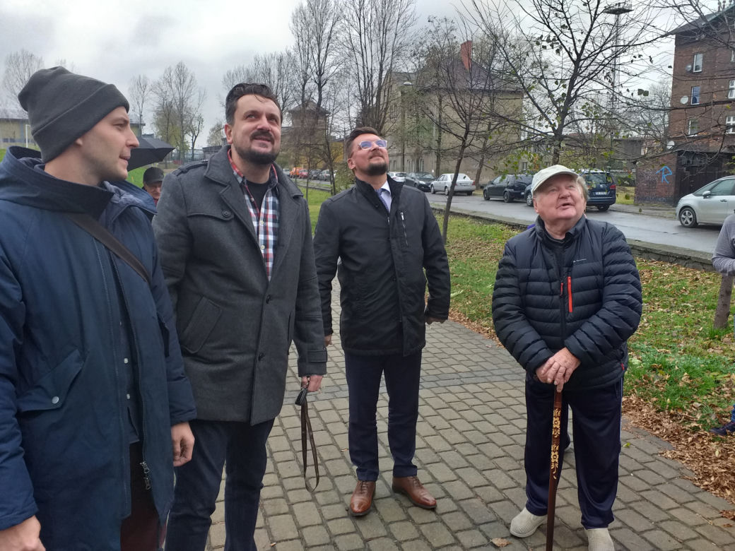 Kazimierz Kutz na muralu