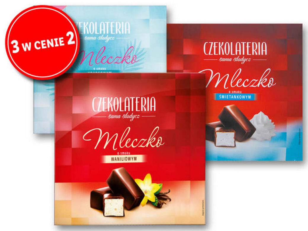 Mleczko w czekoladzie Czekolateria 5,29 zł/380 g