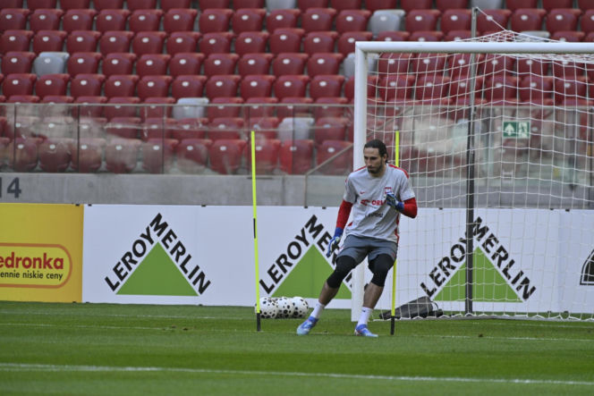 Trening reprezentacji Polski przed meczem ze Szwecją