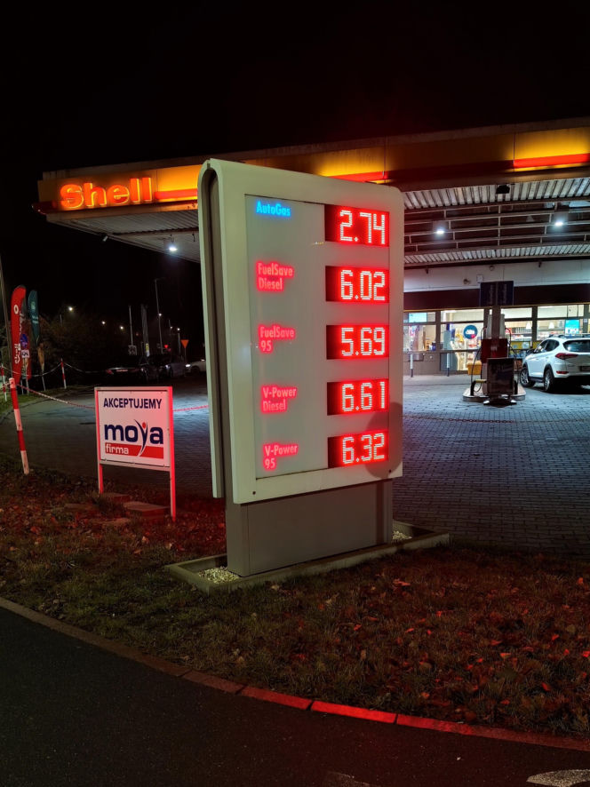 Ceny paliwa w Szczecinie