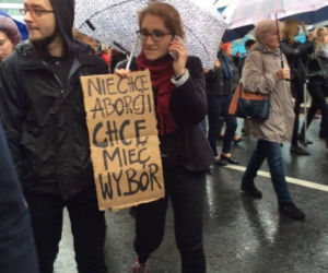 Czarny protest we Wrocławiu