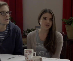 Dziewczyny ze Lwowa odc. 12. Olyia (Katarzyna Ucherska), Tomek (Adrian Zaremba)