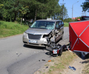 Śmiertelny wypadek z udziałem motocyklisty w Sanoku