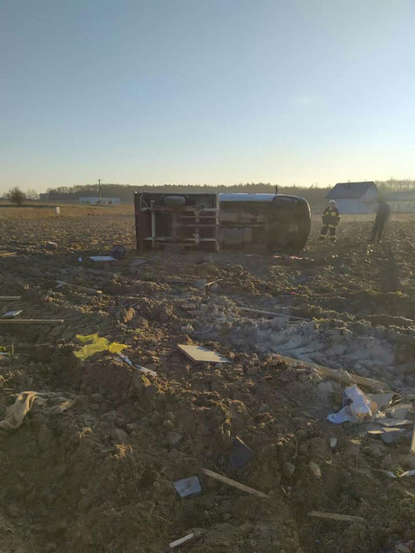 Wypadek na trasie Osówiec - Szczutki. Jedna osoba została poszkodowana! [ZDJĘCIA] 
