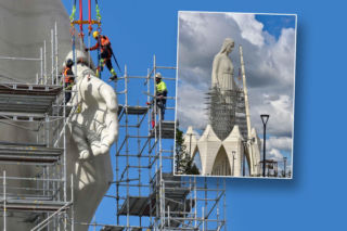 Cudem przeżył operację. Teraz buduje gigantyczny pomnik