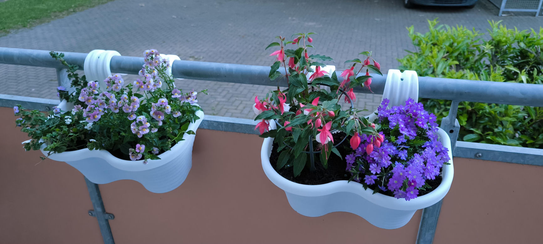 Mały balkon w bloku