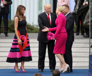 Agata Duda pokazała klasę Trumpowi