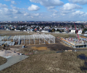 Postępy na budowie lotniska w Radomiu - marzec 2021
