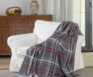 Pled Marocco dark grey red, marki Dekoria
