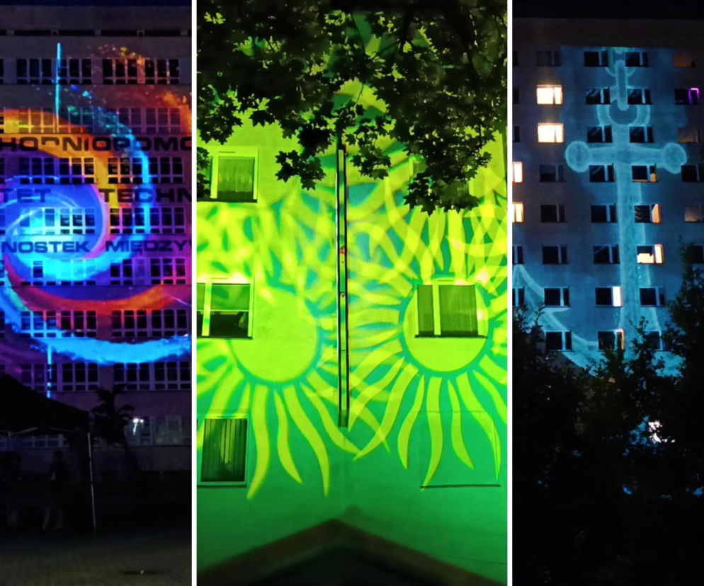 Szczecin Light Festival zamienił miasto w wielką galerię światła. Tak studenci kończą rok akademicki