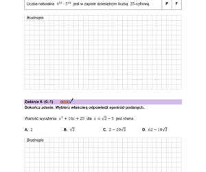 arkusz maturalny CKE - matematyka podstawowa