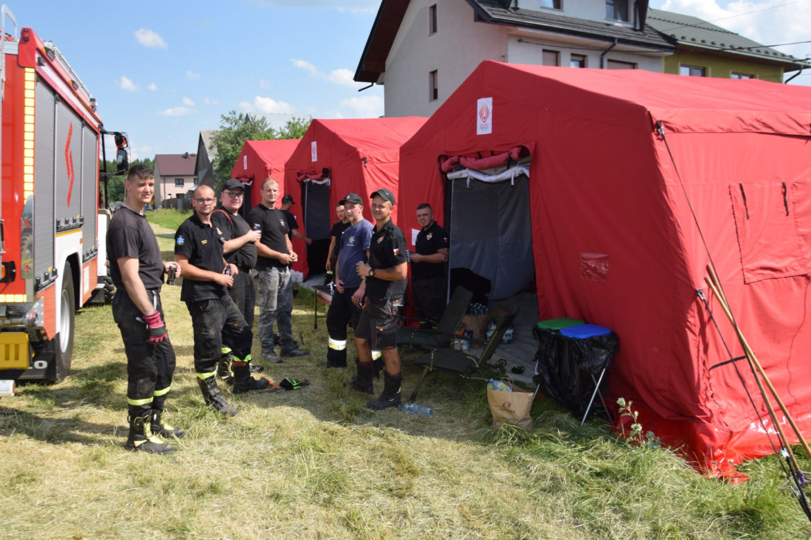 Góralska solidarnosc po pozarze w Nowej Bialej I