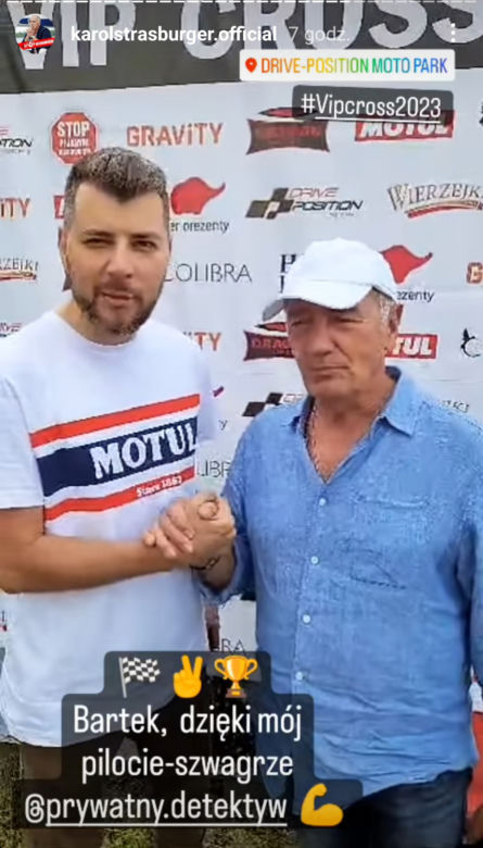  Karol Strasburger pochwalił się szwagrem