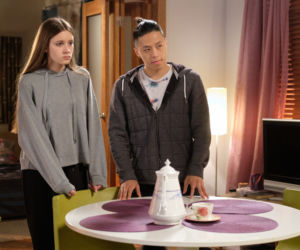 Na Wspólnej odc. 3317. Ula (Sherazade Wolff), Hao (Filip Tran)