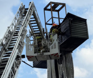 Pożar krzyża Mokotów