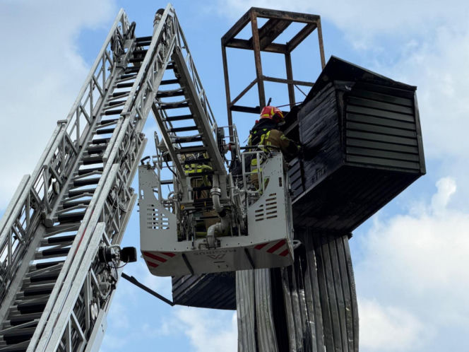 Pożar krzyża Mokotów