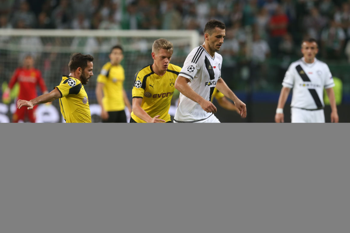 Mecz Ligi Mistrzów Legia Warszawa Borussia Dortmund 0:6