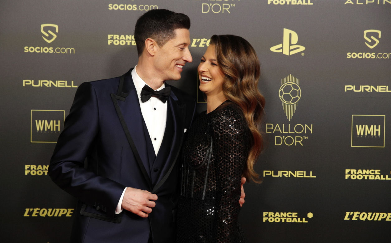 Lewandowscy na gali Złotej Piłki 2021
