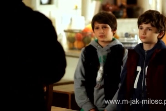 M jak miłość. Antek (Jakub Jankiewicz), Mateusz (Krystian Domagała)