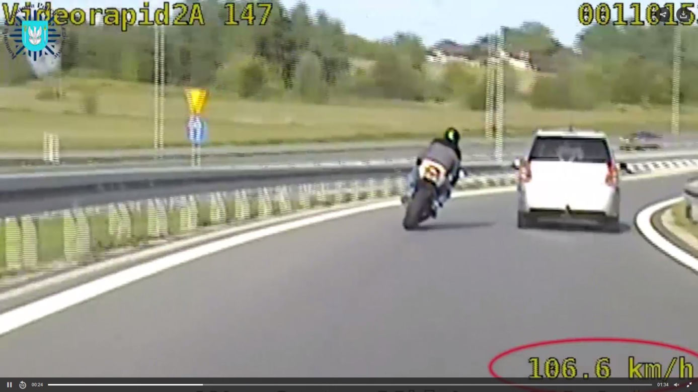 Uciekali motocyklami