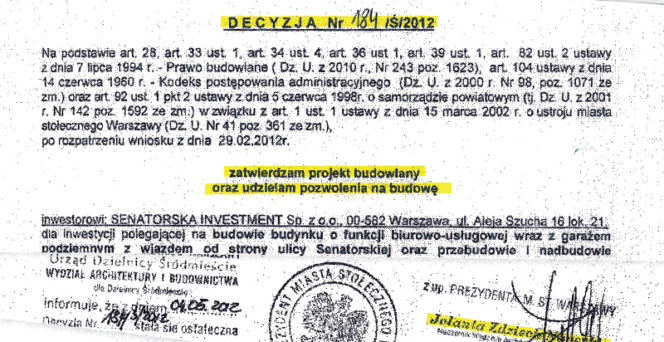 Prezydent wyrzuciła naczelniczkę
