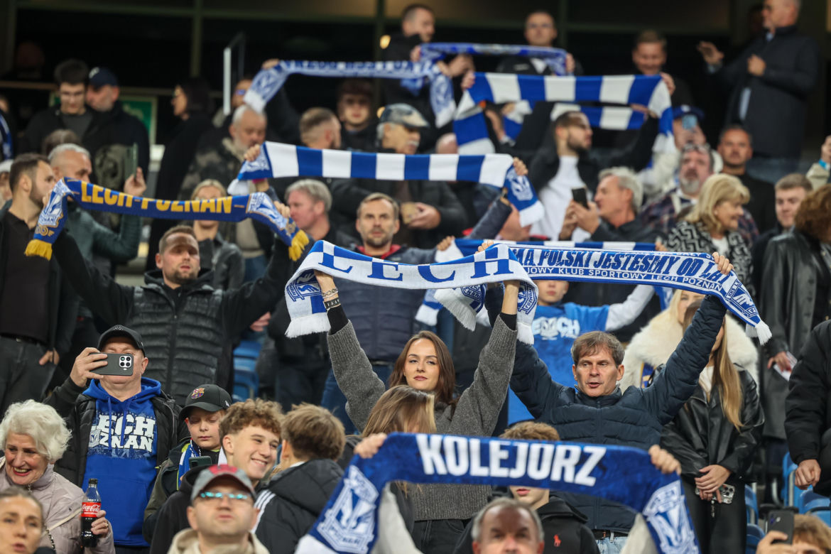 Lech Poznań - Sunderland: Zdjęcia kibiców i zawodników z meczu 3. kolejki fazy ligowej Ligi Europy 2026/27