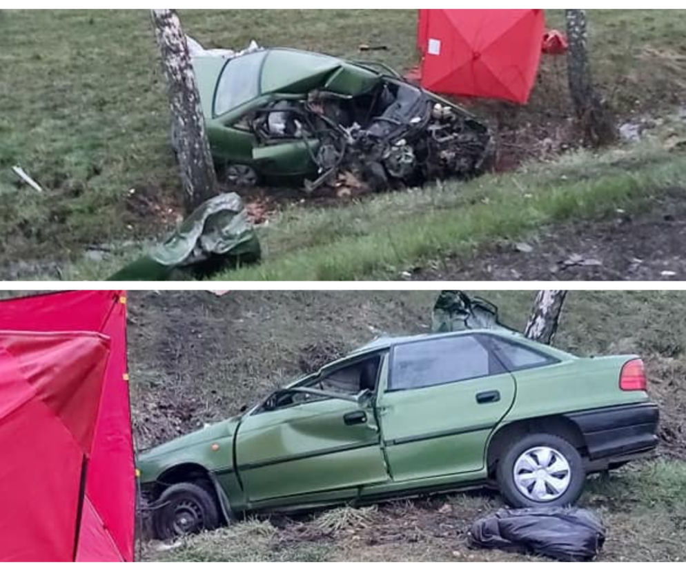 Wypadek śmiertelny w Horodniance. Kierowca opla zginął na miejscu [ZDJĘCIA]