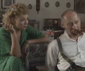 Czas honoru 6 sezon odc. 77. Woźniak (Mariusz Kiljan), Emilia (Sonia Bohosiewicz)