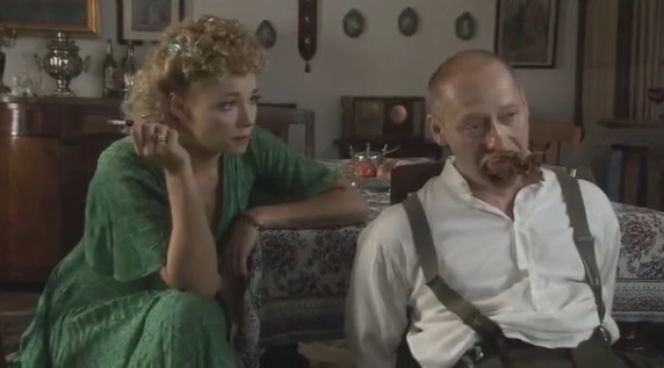 Czas honoru 6 sezon odc. 77. Woźniak (Mariusz Kiljan), Emilia (Sonia Bohosiewicz)